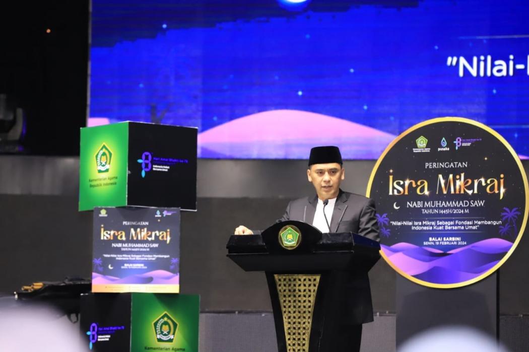 Wamenag: Isra Mikraj jadi Sumber Inspirasi Jaga Kerukunan Umat Beragama