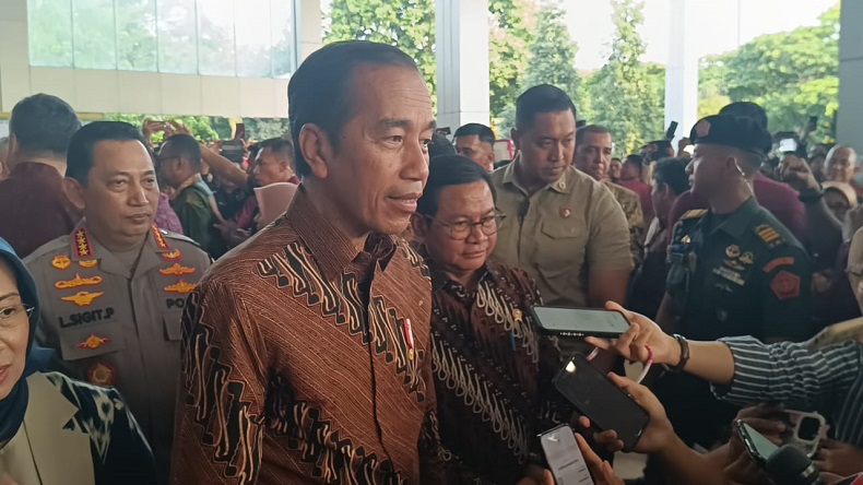 Jokowi Cerita Dikomplain Cucu karena Wajahnya Digambar Aneh-aneh di Media