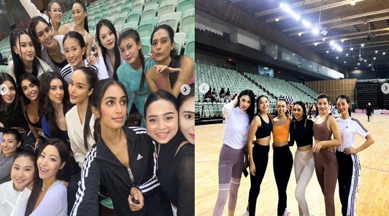 5 Potret Seru Miss Indonesia Audrey Vanessa Sport Challenge Jelang Miss World 2024