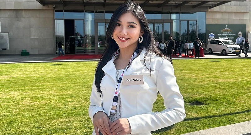 5 Potret Cantik Audrey Vanessa Jadi Finalis Head to Head Challenge Miss World 2024