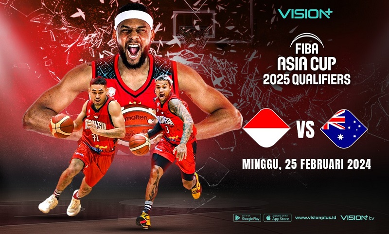 Link Live Streaming Indonesia Vs Australia di Kualifikasi FIBA Asia Cup 2025 Malam Ini