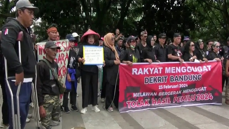 Forum Rakyat Menggugat Gelar Aksi Cetuskan Dekrit Bandung, Minta Pemilu 2024 Diulang