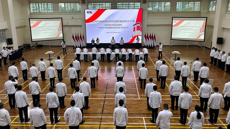 Momen 78 Pegawai KPK Minta Maaf usai Terbukti Pungli Rutan