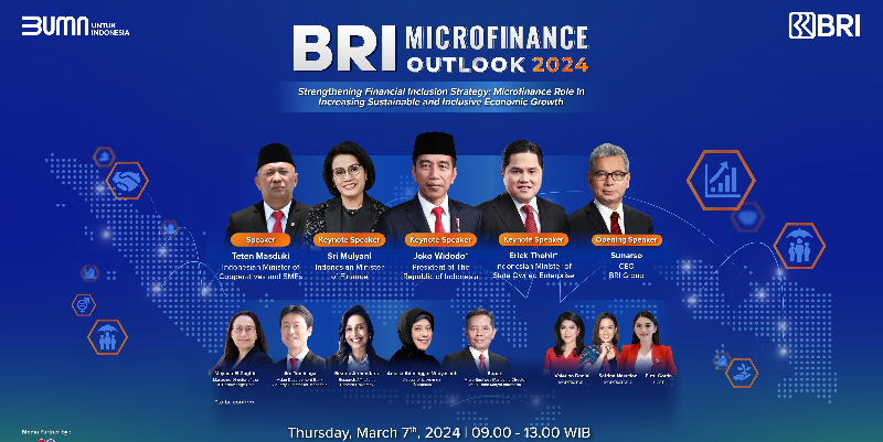 Segera! BRI Microfinance Outlook 2024 Bahas Inklusi Keuangan untuk Ekonomi Berkelanjutan
