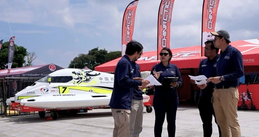 Logistik Pembalap F1Power Boat Lake Toba 2024 Telah Tiba di Balige