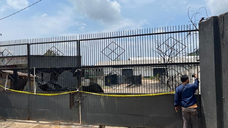 Gudang Solar Diduga Ilegal di Bandarlampung Terbakar, Warga Dengar Suara Ledakan