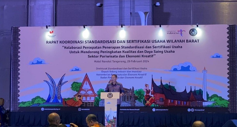 Sandiaga Uno Dukung Percepatan Standarisasi dan Sertifikasi Usaha di Sektor Parekraf