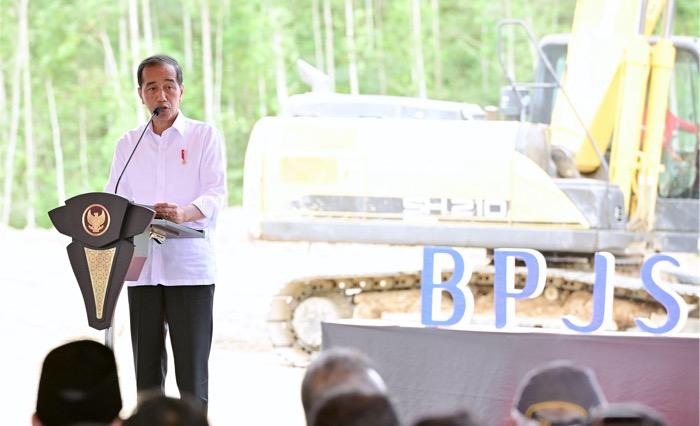 Groundbreaking Kantor BPJS Kesehatan di IKN, Jokowi Sebut Kinerja Lebih Baik dari AS 