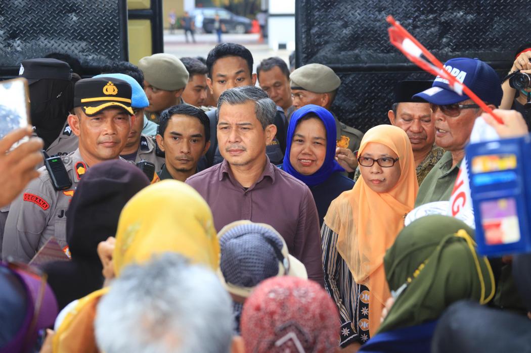 Forum Rakyat Sulsel Demo KPU dan Bawaslu, Tuntut Pilpres Ulang