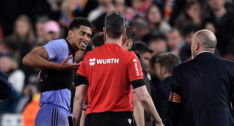 Terungkap! Ini Alasan Jude Bellingham Kartu Merah di Menit Akhir Real Madrid Vs Valencia