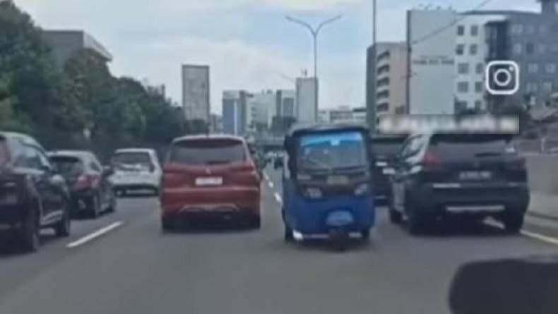 Viral Bajaj Masuk Tol Jakarta-Tangerang dan Lawan Arah, Tersasar Google Maps