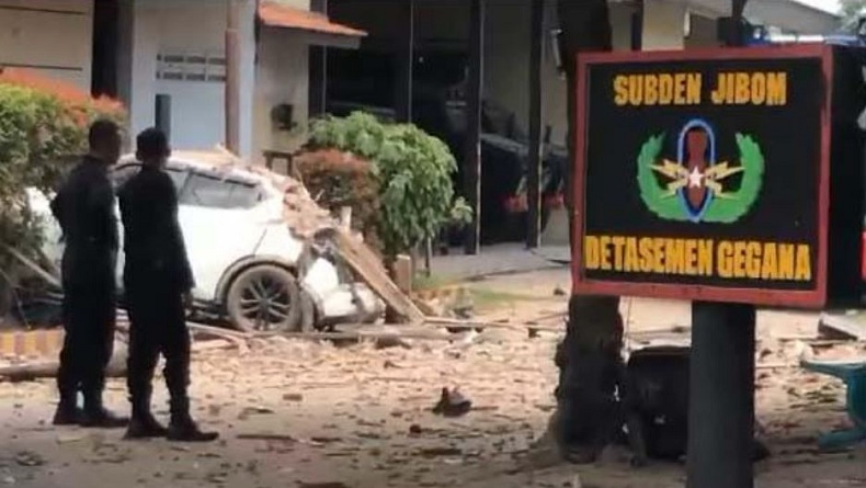 Penampakan Kerusakan di Mako Brimob Surabaya usai Ledakan, Polisi Olah TKP