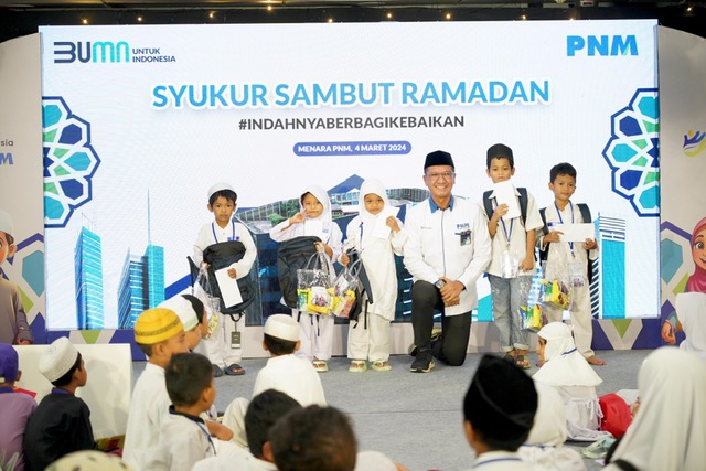 Sambut Ramadan, PNM Peduli Gelar Santunan Anak Yatim Serentak di Seluruh Cabang