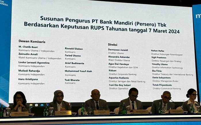 Bank Mandiri Rombak Susunan Pengurus, Ini Jajaran Direksi dan Komisaris Terbaru