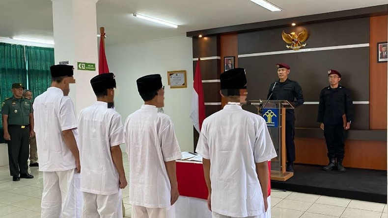 4 Narapidana Terorisme di Lapas Pasir Putih Nusakambangan Ikrar Setia NKRI