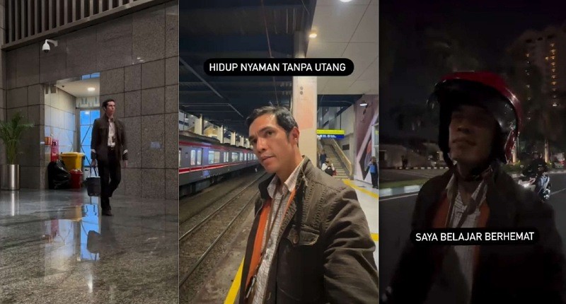 Artis Lawas Punya Wajah Tampan Suka Main Film, kini Kerja Kantoran Sering Naik KRL