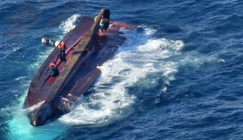 Kapal Pencari Ikan Korsel Bawa 9 Orang termasuk 7 ABK Indonesia Terbalik, 3 Orang Tewas