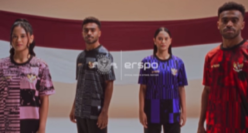 Jersey Training Timnas Indonesia Diluncurkan, Begini Penampakannya