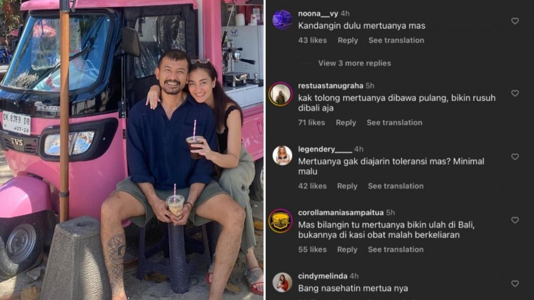 Instagram Rio Dewanto Digeruduk Netizen, Imbas Mertua Keluar saat Nyepi di Bali