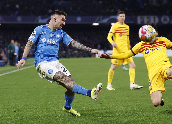 Tak Takut Nama Besar Barcelona, Napoli Pede Lolos ke Perempat Final Liga Champions