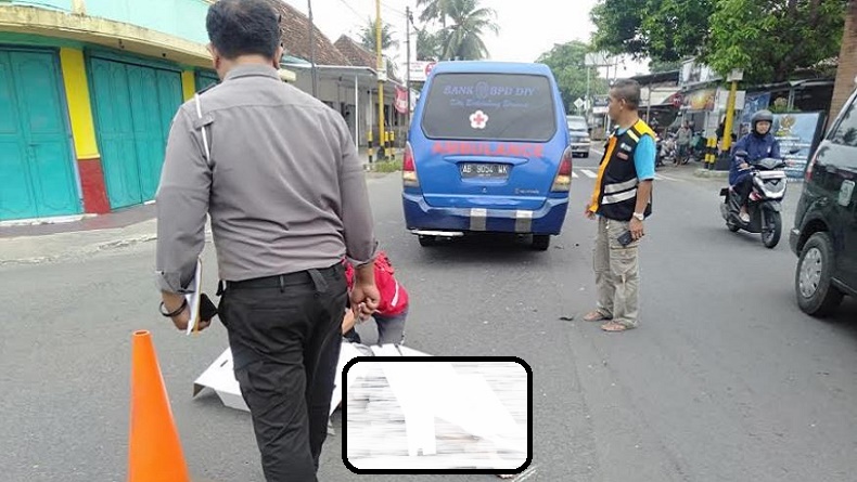 Kecelakaan di Bantul, Pemotor Tewas Ditabrak Mobil saat Berhenti di Lampu Merah