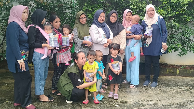 MNC Peduli Salurkan Susu Tinggi Kalori demi Generasi Sehat dan Cerdas