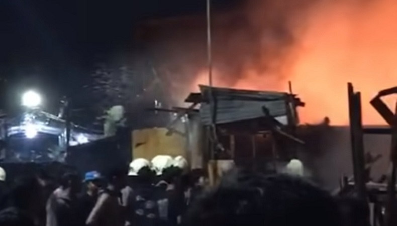 Kebakaran 75 Kontrakan dan 20 Rumah di Palmerah Jakbar, Diduga akibat Korsleting Listrik 