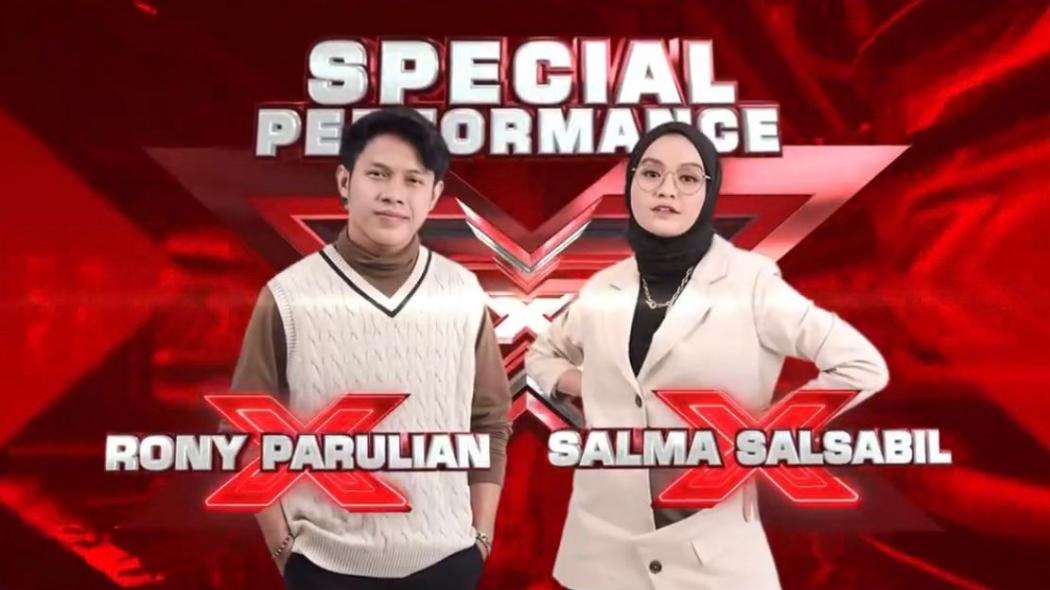 Kolaborasi Spesial Top 5 dengan Salma Salsabil dan Rony Parulian di Gala Live Show 10 X Factor Indonesia