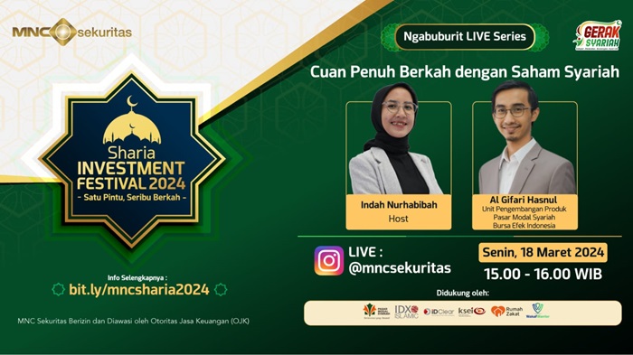 Ikuti IG Live MNC Sekuritas “Cuan Penuh Berkah dengan Saham Syariah” di Sini!