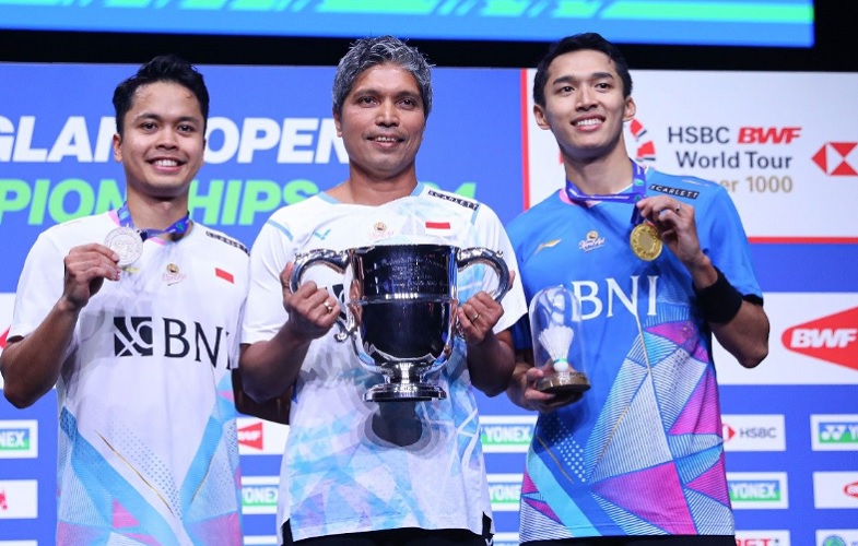 Salut! Ini Pesan Irwansyah ke Jojo dan Ginting Jelang Final All England 2024