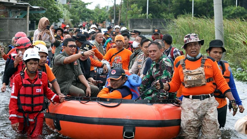 Kepala BNPB Sebut Fenomena Penurunan Tanah Biang Kerok Banjir di Semarang