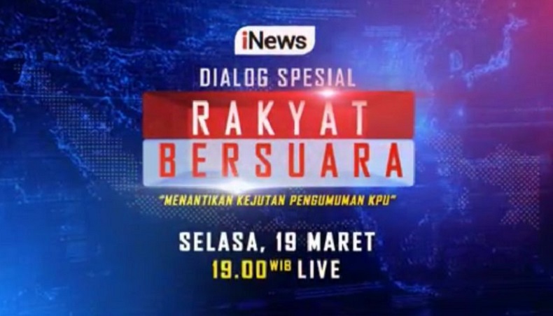Rocky Gerung, Haikal Hassan hingga Roy Suryo Hadir di Rakyat Bersuara, Menanti Kejutan Pengumuman KPU, Besok Pukul 7 Malam Live di iNews
