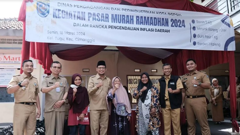 Cegah Harga Bahan Pokok Melambung Tinggi, Pemkot Depok Gelar Pasar Murah