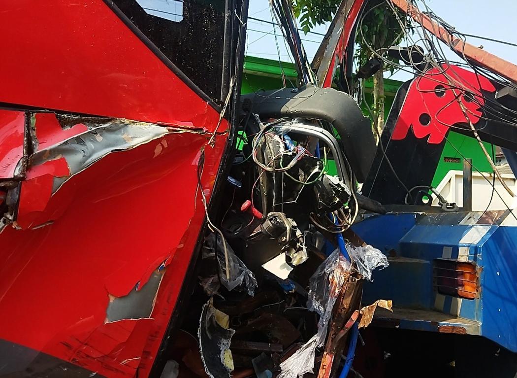 Bus Rem Blong Kecelakaan Beruntun di Malang Ternyata Baru Keluar dari Bengkel