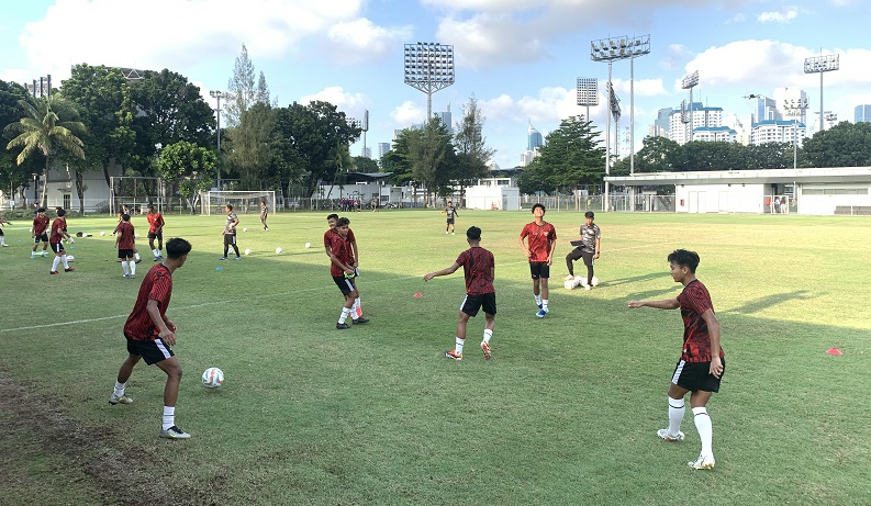 Timnas Indonesia U-20 Latihan Jelang Vs China, Ada Welber Jardim dan Arkhan Kaka