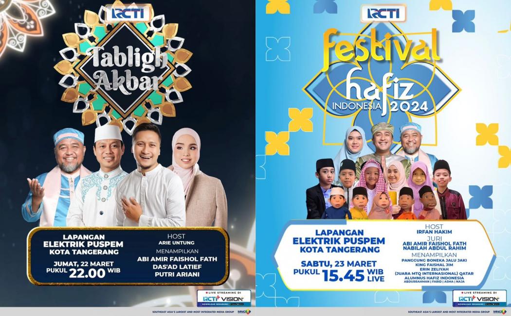 Rayakan Ramadan di Tangerang, RCTI Hadirkan Tabligh Akbar dan Festival Hafiz Indonesia 2024