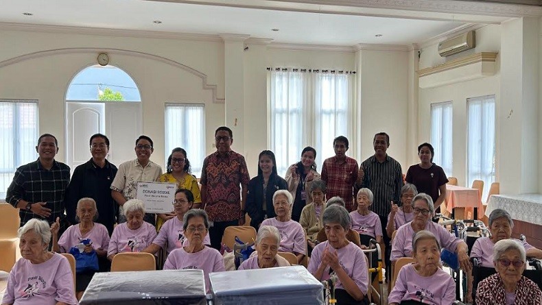 Dapat Bantuan dari MNC Vision Network, Penghuni Panti Werdha Berea Bahagia