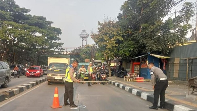 Kecelakaan di Jalan Soekarno-Hatta Bandung, Pemotor Tewas Ditabrak Truk