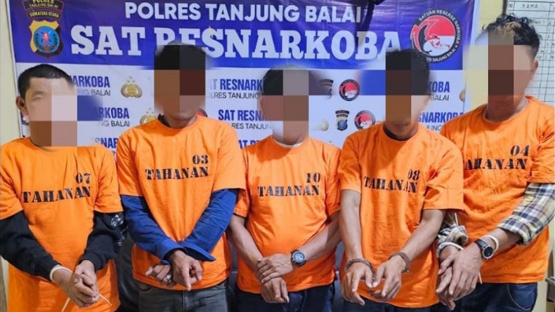 Polisi Bongkar Jaringan Peredaran Ekstasi di Tanjungbalai, 5 Orang Ditangkap