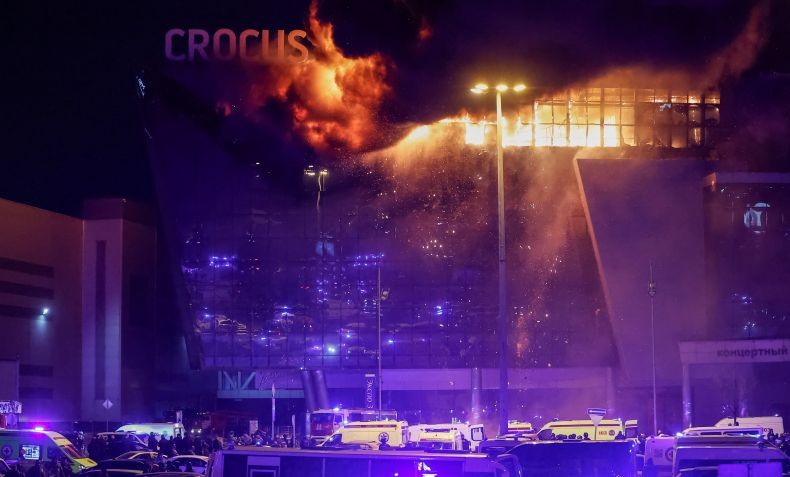 Korban Tewas Penembakan di Rusia Jadi 93 Orang, 4 Pelaku Ditangkap