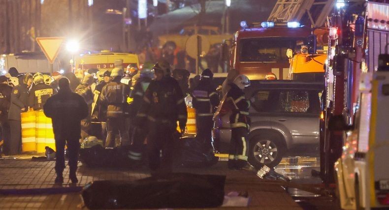 Penembakan di Acara Konser Musik Rusia Tewaskan 40 Orang