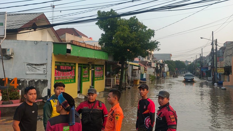 Sungai Cileungsi Meluap, 9 RW di Bojongkulur Bogor Tergenang Banjir