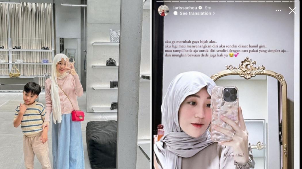 Gaya Hijabnya Disebut Tak Lagi Syari, Begini Respons Larissa Chou 