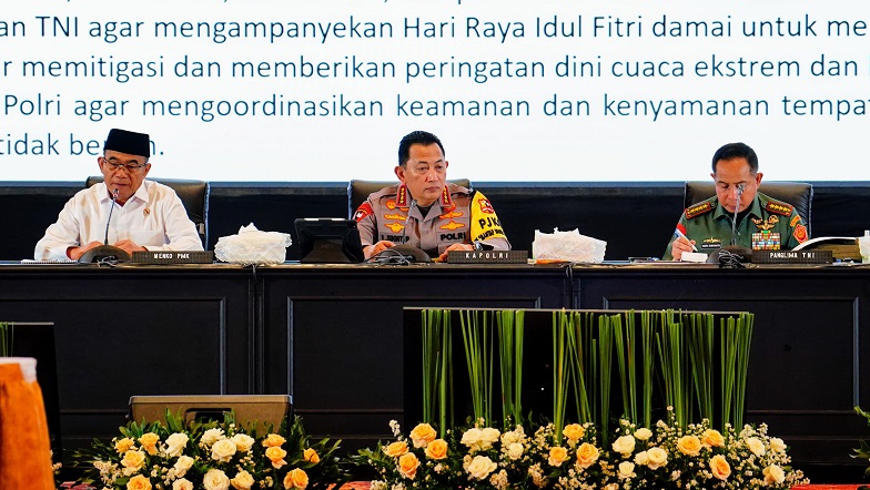Kapolri Pimpin Rakor Ops Ketupat 2024, Persiapkan Mudik Lebaran Aman dan Lancar