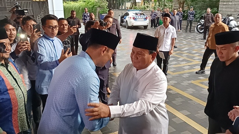 Prabowo Hadiri Buka Puasa Bersama SBY dan AHY di Jaksel