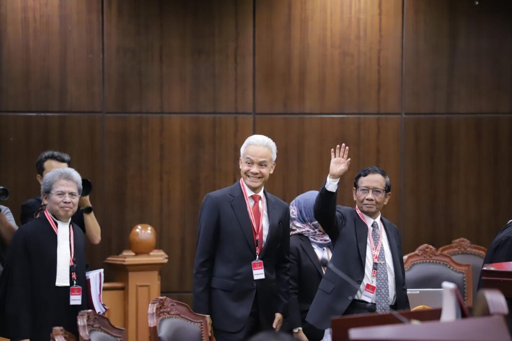 MK Periksa Saksi dan Ahli dari Kubu Ganjar-Mahfud di Sidang Sengketa Pilpres Hari Ini