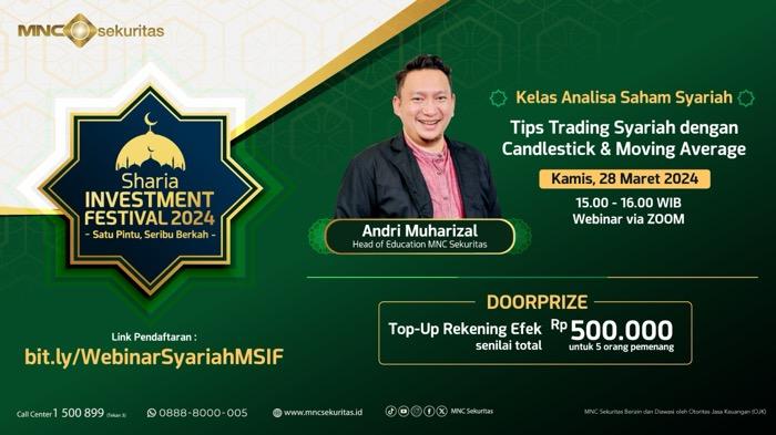 Belajar Trading Saham Syariah dengan Candlestick & Moving Average bersama MNC Sekuritas, Yuk!