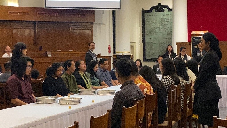 Suasana Jumat Agung di Gereja Immanuel Jakarta