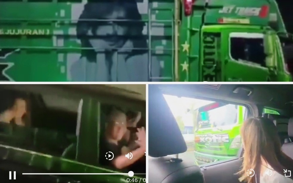 Viral Reaksi Najwa Shihab saat Lihat Wajahnya Terpampang di Bak Truk, Buka Jendela Sopir Auto Gembira