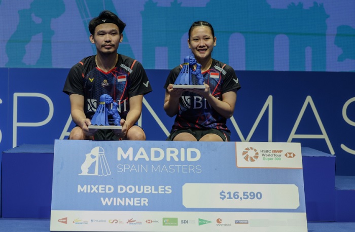 Jalan Rinov/Pitha ke Olimpiade Paris Makin Dekat usai Juara Spain Masters 2024